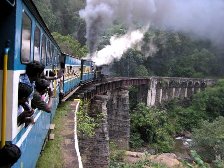 Overloaded Trian in India - Small Carbon Footprint